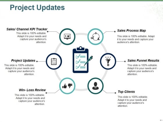 project updates template 2 ppt powerpoint presentation slides aids