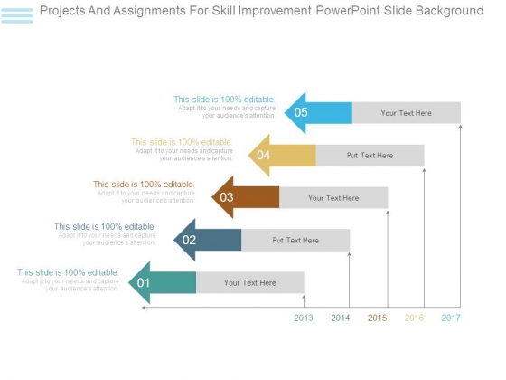 Projects And Assignments For Skill Improvement Powerpoint Slide Background Projects And Assignments For Skill Improvement Powerpoint Slide Background