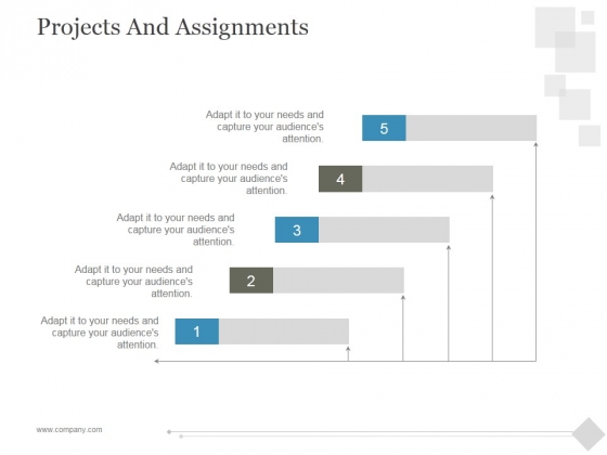Projects And Assignments Ppt PowerPoint Presentation Deck
