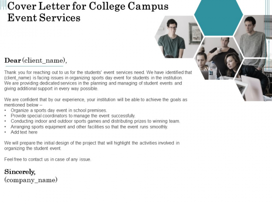 Promoting University Event Cover Letter For College Campus Event Services Ppt Slides Template PDF Promoting University Event Cover Letter For College Campus Event Services Ppt Slides Template PDF