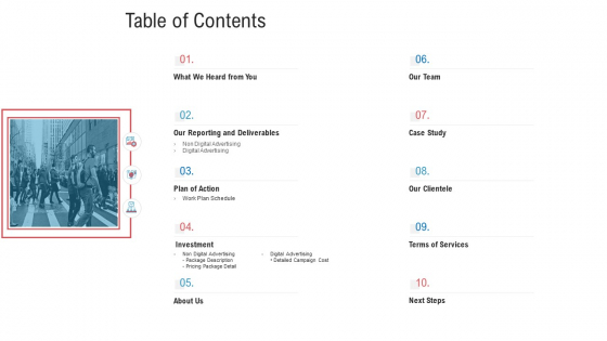 Promotion Strategy Outlining And Design Proposal Template Table Of Contents Guidelines PDF Promotion Strategy Outlining And Design Proposal Template Table Of Contents Guidelines PDF