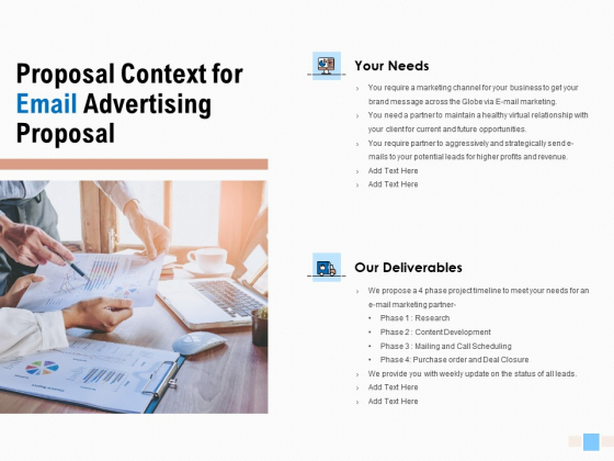Proposal Context For Email Advertising Proposal Ppt Infographic Template Images PDF