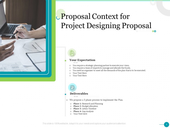 Proposal Context For Project Designing Proposal Ppt Icon Styles PDF