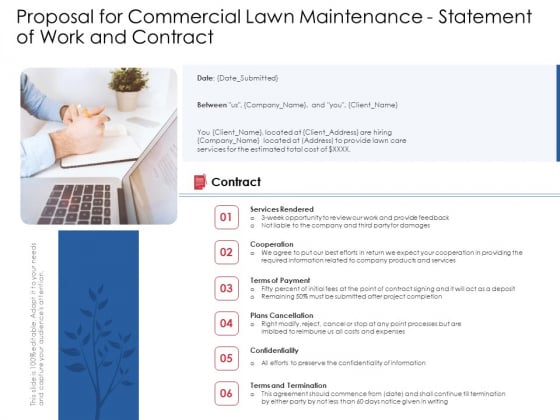 Proposal For Commercial Lawn Maintenance Statement Of Work And Contract Ppt Summary Show PDF Proposal For Commercial Lawn Maintenance Statement Of Work And Contract Ppt Summary Show PDF