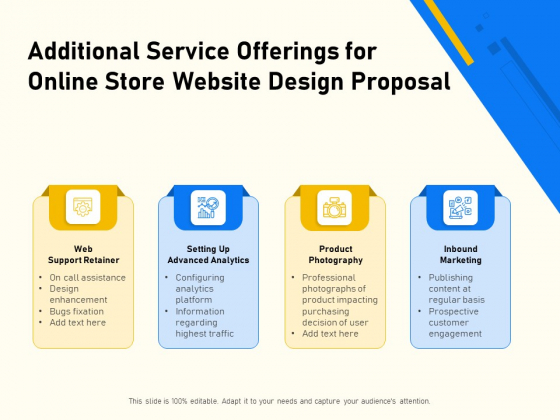 Proposal For Ecommerce Website Development Additional Service Offerings For Online Store Website Design Proposal Sample PDF Proposal For Ecommerce Website Development Additional Service Offerings For Online Store Website Design Proposal Sample PDF