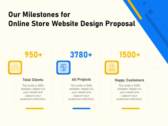Proposal For Ecommerce Website Development Our Milestones For Online Store Website Design Proposal Graphics PDF Proposal For Ecommerce Website Development Our Milestones For Online Store Website Design Proposal Graphics PDF