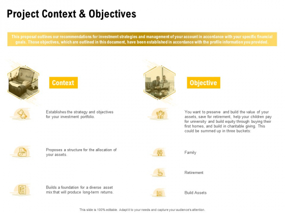 Proposal To Provide Financial Advisory And Bond Project Context And Objectives Topics PDF Proposal To Provide Financial Advisory And Bond Project Context And Objectives Topics PDF
