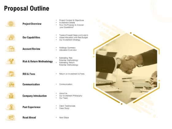 Proposal To Provide Financial Advisory And Bond Proposal Outline Slides PDF Proposal To Provide Financial Advisory And Bond Proposal Outline Slides PDF