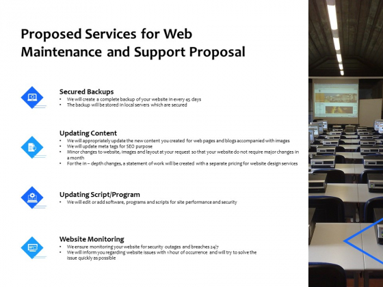Proposed Services For Web Maintenance And Support Proposal Ppt PowerPoint Presentation File Show Proposed Services For Web Maintenance And Support Proposal Ppt PowerPoint Presentation File Show