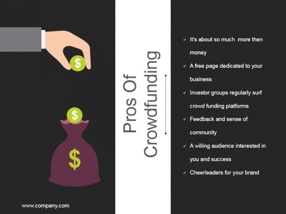 Pros Of Crowdfunding Ppt PowerPoint Presentation Summary Introduction Pros Of Crowdfunding Ppt PowerPoint Presentation Summary Introduction