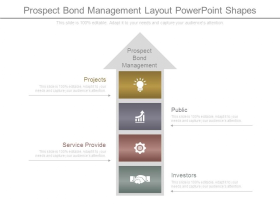 Prospect Bond Management Layout Powerpoint Shapes