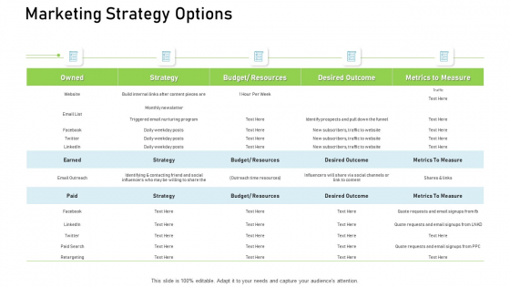 Proven Ways Of Quickly Growing A Small Business Marketing Strategy Options Ppt Portfolio Visuals PDF Proven Ways Of Quickly Growing A Small Business Marketing Strategy Options Ppt Portfolio Visuals PDF