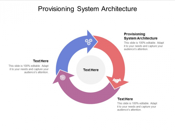 Provisioning System Architecture Ppt PowerPoint Presentation Inspiration Ideas Cpb Pdf