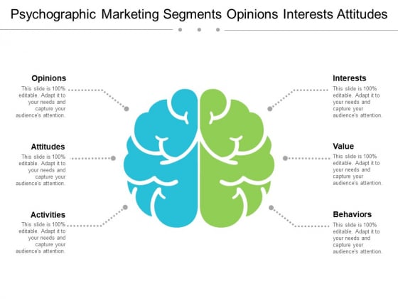 psychographic marketing segments opinions interests attitudes ppt presentation outline template