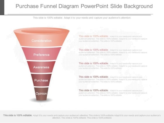 Purchase Funnel Diagram Powerpoint Slide Background Purchase Funnel Diagram Powerpoint Slide Background