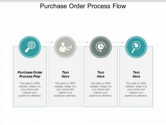 Purchase Order Process Flow Ppt PowerPoint Presentation Show Pictures Cpb