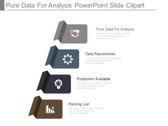 Pure Data For Analysis Powerpoint Slide Clipart