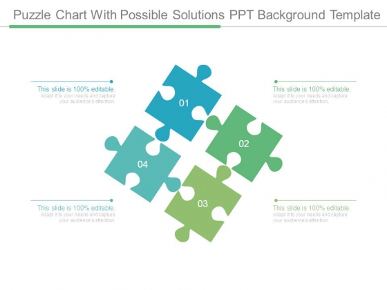 Puzzle Chart With Possible Solutions Ppt Background Template Puzzle Chart With Possible Solutions Ppt Background Template