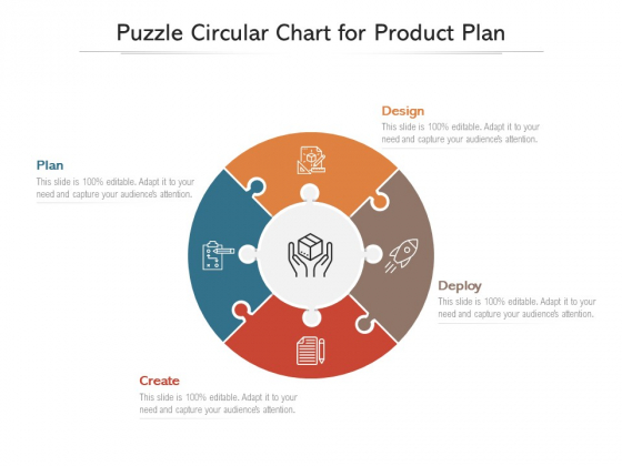 Puzzle Circular Chart For Product Plan Ppt PowerPoint Presentation Icon Smartart