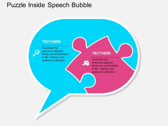 Puzzle Inside Speech Bubble Powerpoint Templates Puzzle Inside Speech Bubble Powerpoint Templates
