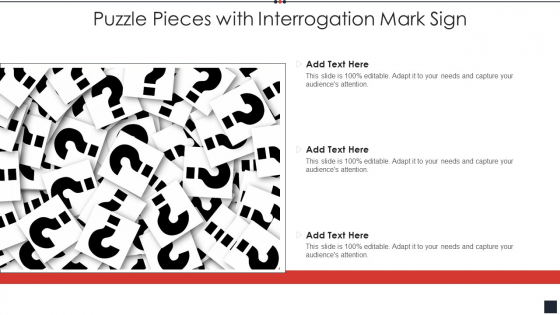 Puzzle Pieces With Interrogation Mark Sign Formats PDF