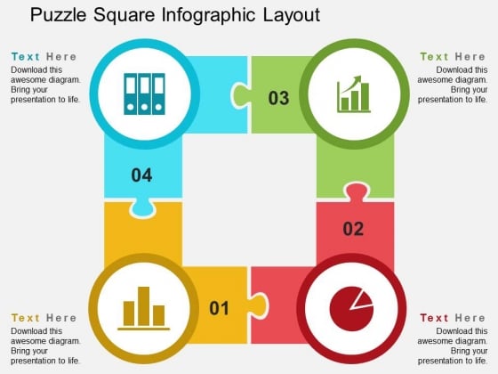 Puzzle Square Infographic Layout Powerpoint Templates Puzzle Square Infographic Layout Powerpoint Templates