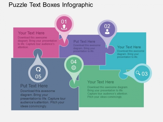 Puzzle Text Boxes Infographic Powerpoint Templates Puzzle Text Boxes Infographic Powerpoint Templates