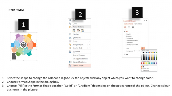 Puzzle Wheel Six Segments Diagram Powerpoint Template Puzzle Wheel Six Segments Diagram Powerpoint Template