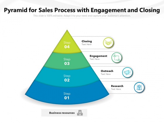 Pyramid For Sales Process With Engagement And Closing Ppt PowerPoint Presentation File Skills PDF Pyramid For Sales Process With Engagement And Closing Ppt PowerPoint Presentation File Skills PDF