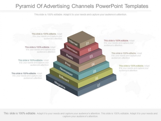 Pyramid Of Advertising Channels Powerpoint Templates Pyramid Of Advertising Channels Powerpoint Templates