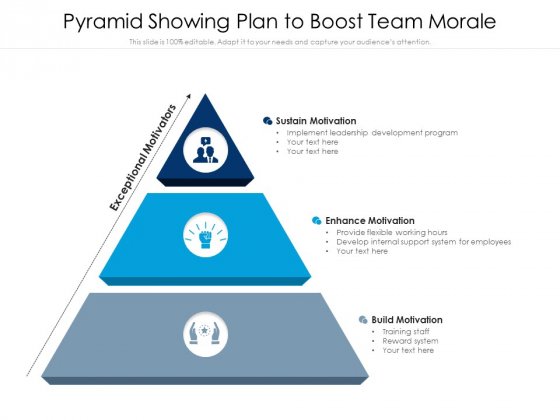 Pyramid Showing Plan To Boost Team Morale Ppt PowerPoint Presentation File Tips PDF Pyramid Showing Plan To Boost Team Morale Ppt PowerPoint Presentation File Tips PDF