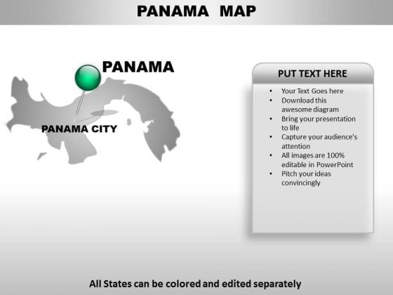 Panama Country PowerPoint Maps Panama Country PowerPoint Maps