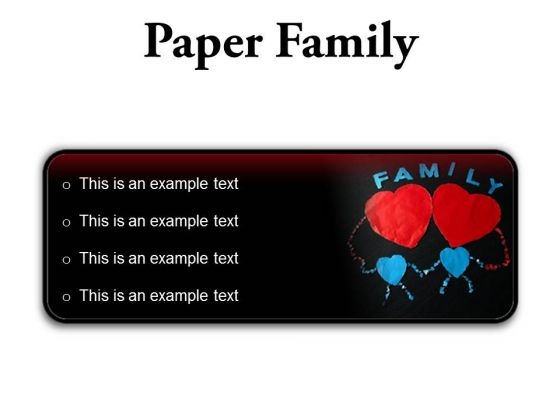 Paper Family Abstract PowerPoint Presentation Slides R