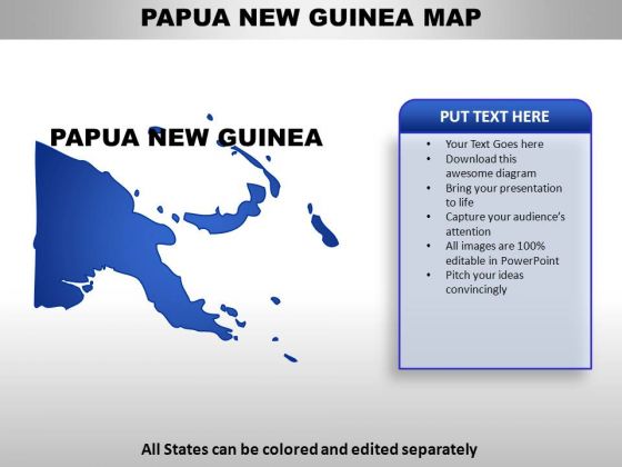 Papua New Guinea PowerPoint Maps Papua New Guinea PowerPoint Maps