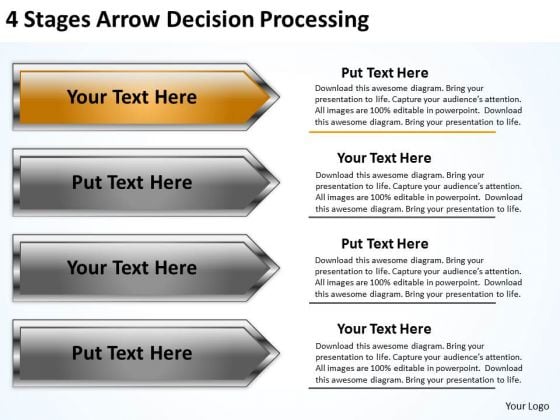 Parallel And Serial Processing 4 Stages Arrow Decision PowerPoint Slides Parallel And Serial Processing 4 Stages Arrow Decision PowerPoint Slides