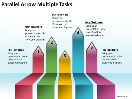 Parallel Arrows PowerPoint Multiple Tasks Slides Parallel Arrows PowerPoint Multiple Tasks Slides