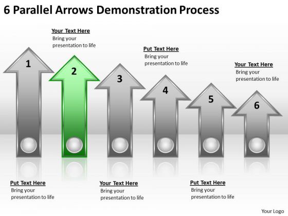 Parallel Process 6 Arrows Demonstration Ppt PowerPoint Template Parallel Process 6 Arrows Demonstration Ppt PowerPoint Template