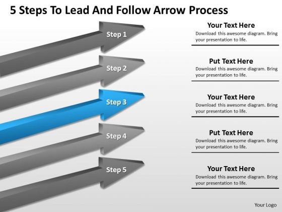 Parallel Processing Examples 5 Steps To Lead And Follow Arrow Ppt PowerPoint Template Parallel Processing Examples 5 Steps To Lead And Follow Arrow Ppt PowerPoint Template