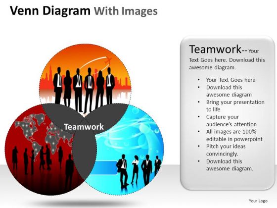 Partnership Venn Diagram PowerPoint Slides And Ppt Diagram Templates pre designed graphical