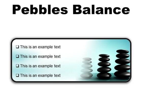 Pebbles Balance Metaphor PowerPoint Presentation Slides R Pebbles Balance Metaphor PowerPoint Presentation Slides R