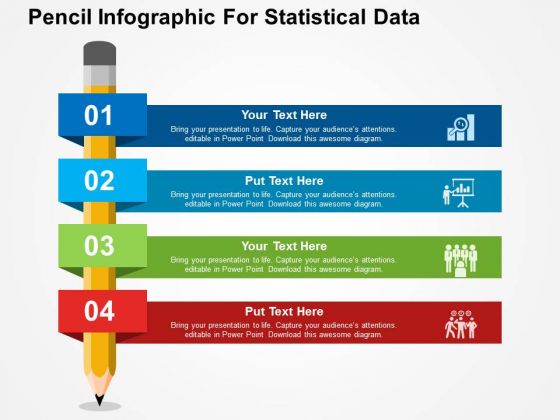 Pencil Infographic For Statistical Data PowerPoint Templates Pencil Infographic For Statistical Data PowerPoint Templates