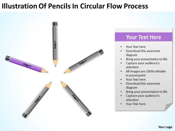 Pencils In Circular Flow Process Ppt Business Proposal Template PowerPoint Slides Pencils In Circular Flow Process Ppt Business Proposal Template PowerPoint Slides