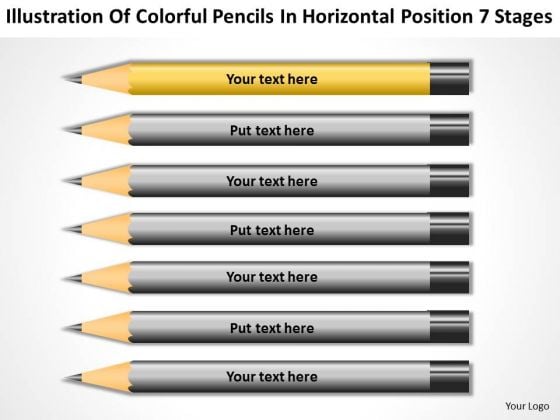 Pencils In Horizontal Position 7 Stages Ppt Business Plans Examples Free PowerPoint Templates Pencils In Horizontal Position 7 Stages Ppt Business Plans Examples Free PowerPoint Templates