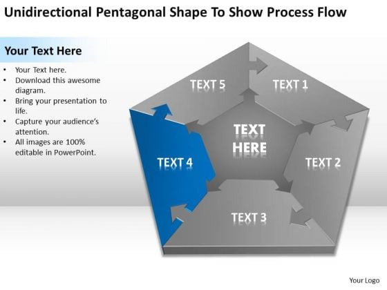 Pentagonal Shape To Show Process Flow Ppt Business Plan For Dummies PowerPoint Slides Pentagonal Shape To Show Process Flow Ppt Business Plan For Dummies PowerPoint Slides