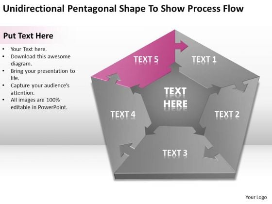 Pentagonal Shape To Show Process Flow Ppt Write Business Plan PowerPoint Slides Pentagonal Shape To Show Process Flow Ppt Write Business Plan PowerPoint Slides
