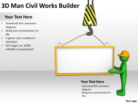People In Business 3d Man Civil Works Builder PowerPoint Templates People In Business 3d Man Civil Works Builder PowerPoint Templates
