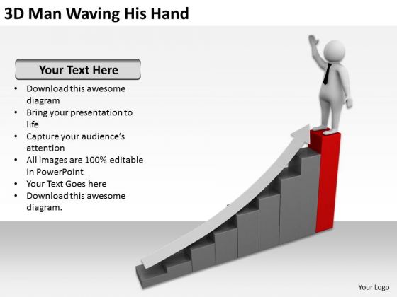 People In Business 3d Man Waving His Hand PowerPoint Templates Ppt Backgrounds For Slides People In Business 3d Man Waving His Hand PowerPoint Templates Ppt Backgrounds For Slides