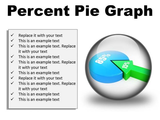 Percent Pie Graph Business PowerPoint Presentation Slides C