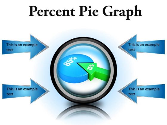 Percent Pie Graph Business PowerPoint Presentation Slides Cc