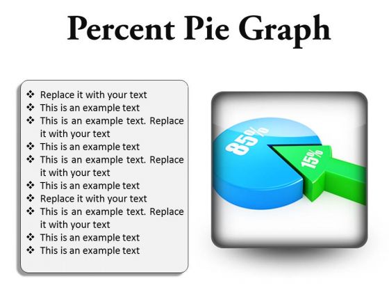 Percent Pie Graph Business PowerPoint Presentation Slides S